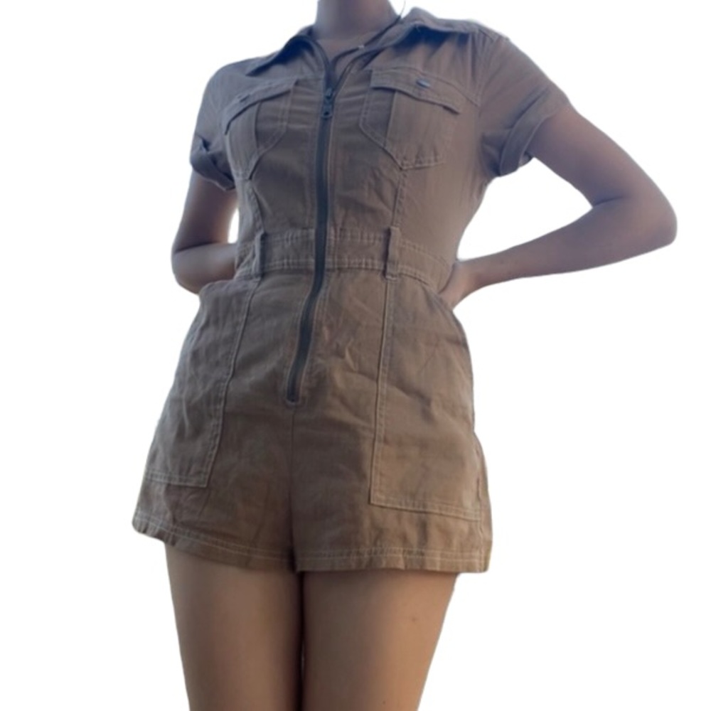 Tan romper from urban outfitters